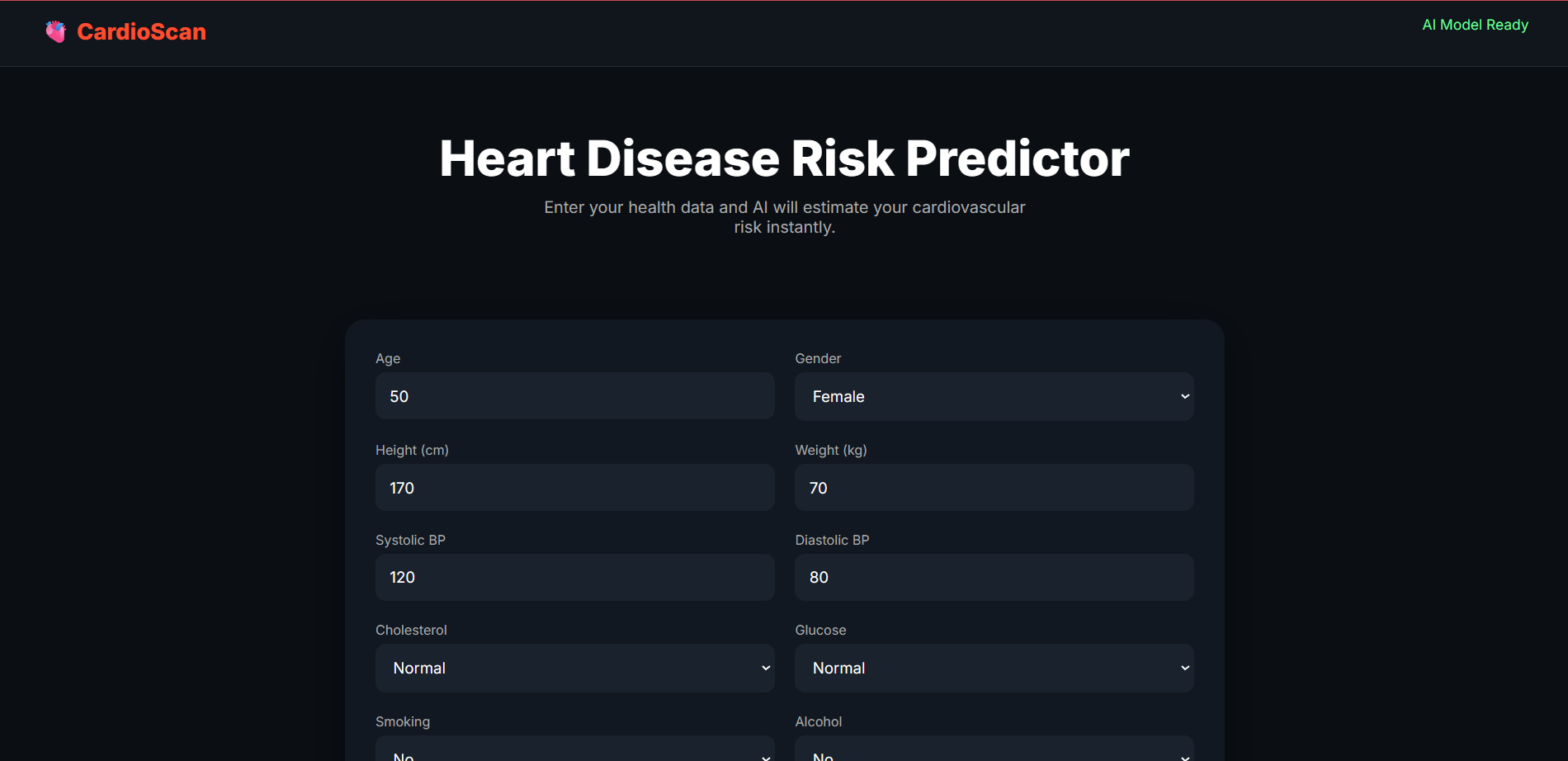 Cardiovascular Disease Predictor