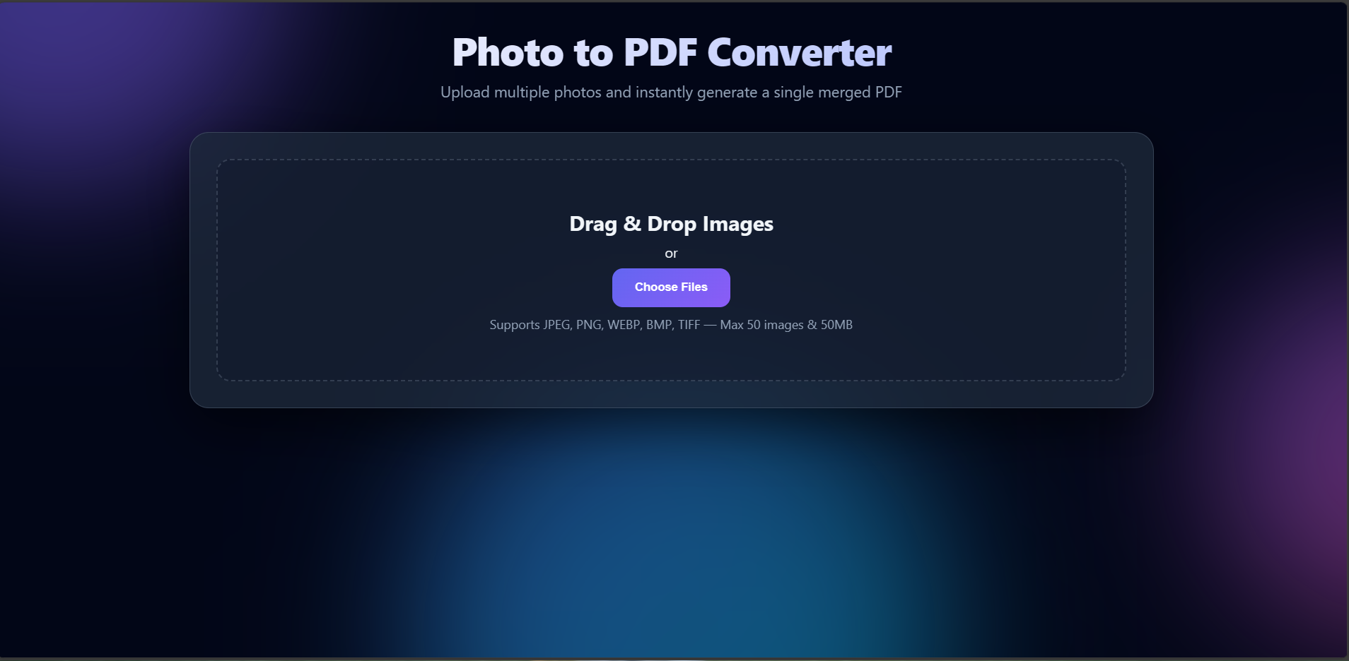 Image to PDF Converter